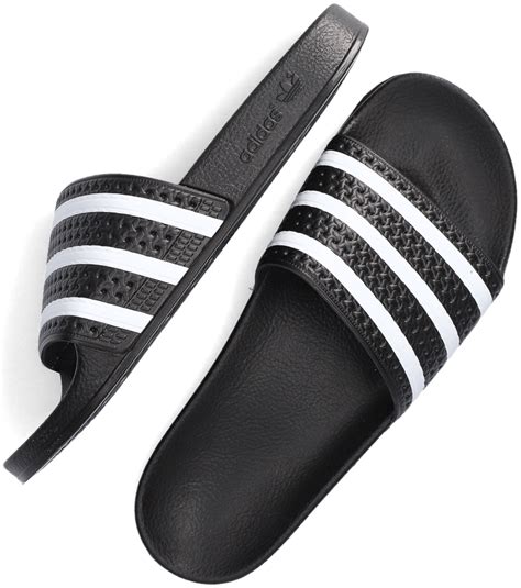 adidas adilette slippers zwart heren|adidas adilette slippers.